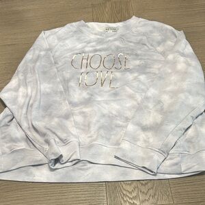 Rae Dunn Grey Graphic Sweatshirt